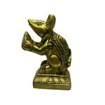 Jet International Gold Rat Statue - Small