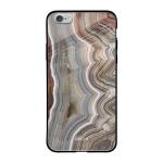 Qrioh Carved Stone Glass Case for Apple iPhone 6s