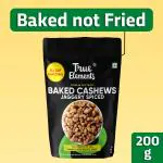 True Elements Baked Roasted Cashews Jaggery Spiced 200 Gm - Masala Kaju | No oil Dry Fruits