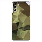 GADGETSWRAP Premium Material Skin Vinyl Decal Sticker Compatible With Samsung Galaxy S21 FE- Diamond Green Camo