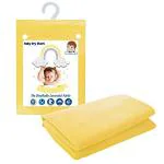 MINIME Baby Quick Dry Sheets for Baby- Medium 100 X 70 cm | 100% Water-Proof, Anti-Dust Mattress & Bed Protector, Yellow