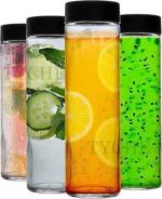 JIGSHTIAL tyche enterprise tyche enterprise Glass Water Bottle - 750 ml (pack of 4)