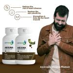 HappyMillions Ayurvedic Arjuna - Cardio Protector || (30 + 30) Tablets || 500MG