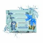 Kiddicare Water Baby Wipes, Soft Cleansing Baby Wipes, Wet Wipes, Premium Baby Wipes, Wipes for Baby's, Extra Soft & Tick, Gentle Baby Wipes, No Alcohol, Extra Soft, Travel Pack, 216 Wipes (Pack of 3)