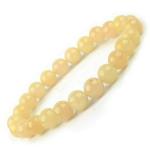 S. K. SYNTHETICS Unisex Adult Natural Semi Precious Bracelet, Crystal Bracelet Yellow Aventurine Bracelet Crystal Gem Stone 8mm Beads Bracelets (Multi)