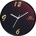 IIK Collection Plastic Blue Standard Analog Clock With Glass, 5 X 27 Cm