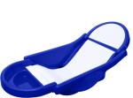Odelee Navy Blue Foldable Baby Bather Anti-Slip Foam for Body & Head Support, Age 0-6 M