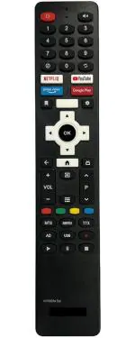 ANM ENVISION NON- VOICE REMOTE CONTROL COMPATIBLE FOR MOTOROLA Envision HD Smart TV Motorola Remote Controller (Black)