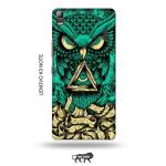 Tweakymod Printed Dark Owl Back Cover For Lenovo K3 Note