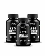 Vokin Biotech Keto Boosters (30 Tablets) | Advanced Weight Loss Supplement | Natural Fat Burner Pack of 3