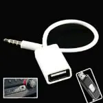 ASTOUND 3.5mm Male AUX Audio Plug Jack to USB 2.0 Female Converter Cable Cord Car MP3