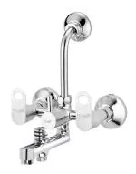 Prestige Prime brass 3 in 1 wall mixer For Bathroom (silver)