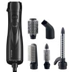 Havells Hc4085 1000 Watts Air Care Styler Pre-Styling Half Brush And Drying Nozzle Styling Curlers Smoothening Roller Suitable, Black