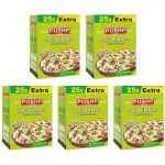 Pushp Brand SOYA Chunks (Mini Chunks) High Protein and Pure Vegetarian, SOYA Wadi (200g) (Pack of 5)