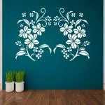ARandNJ Beautiful Flower Reusable DIY Design Polyvinyl Chloride Painting Wall Stencil 16 x 24 inch