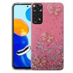 SROCK Redmi Note 11, Note 11s 4G Back Case Cover for Girls | Sparkle Glitter | Stylish | Partywear | for Ladies Women Back Case Cover for Redmi Note 11, Note 11s 4G- Pink