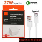SNPD Sold: 27W Charger with Type-C Cable Supportable for Xiaomi Redmi Mi 27W Charging Mobiles