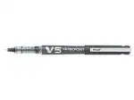 Pilot Hi-Tecpoint V5 Cartridge System Extra Fine Point Liquid Ink Pen | Tip Size - 0.5MM | Refillable with Cartridge | Ink Colour - Black | Pack of 12