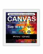 Pantonic Large Size Fungus Resistant White Canvas Board 18x18 inch