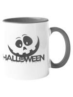 AKP Sublimation Halloween Multicolor Square Ceramic Mug 325 ml (CHILLAAO-3TBLACK-1044)