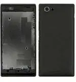 Imbi Black Plastic Full Panel For Sony Xperia J St26 St26I