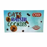 Qoot Oats Raisin Premium Handmade Cookies Healthy & Tasty Cookies 200 Grams (Pack of 2)