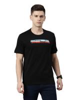 TVS Racing Round Neck T Shirts-Premium 100% Cotton Jersey, Versatile T Shirt for Men, Ideal for Gym, Casual Wear & More-Mercerised Yarn for Extra Durability-Easy to Wear & Wash (Type-4 Black-XXL)