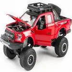 Ktrs Enterprise Pickup Truck For Boys Fod F150 Toy Trucks 1/32 Scale Die-Cast Model Cars With Sound And Light, Toy Cars For 3+ Year Old Boys Girls