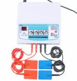 Physiogears Interferential Therapy 4 Channel IFT Physiotherapy Machine Electrotherapy Combo for All Pain Relief Device Physiotherapy Equipment