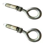 Q1 Beads 12 Pcs 8 mm Round Fastener for Swing Ceiling Hanging Wire Boundary & Multi Uses (4 Inches LxW 100 x 8 mm)