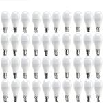 Bhairavi Sales 9 W Round LED Bulb (White, Pack of 40)