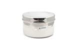 Coconut Round Hammered Stainless Steel Dabba 2 L