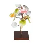 Sajaawat BY MS Metal Flower T Light Candle Holder Decorative Showpiece for Tabletop Office Desk Living Room Home Decor Items, Handmade Gift Articles for Home Decoration