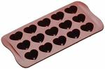 Wishku Chocolate Silicone Molds Shapes for Mini Heart Love Shape Hot Cocoa Moulds for Cake
