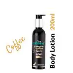 mCaffeine Coffee Body Lotion with Vitamin C & Shea Butter - Moisturizer for Normal to Oily Skin, 200ml | Non-Greasy Lotion | Perfect for Daily Moisturization