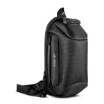 Goblin Tigris Chest Bag, Crossbody Sling Bag for Men and Women with USB Port and Anti-Theft Number Lock, Adjustable Strap, Daypack with 2.88 Liter Capacity (Black) - 1 Year Warranty