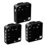 CLEGO Wireless Microphone System Ultracompact Dual-Channel Mic for Camera, Smartphone, DSLR