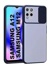 MobiLooks Mobile Accessories for Samsung A12 , M12 Black Soft protective Silicone Back Cover 15 x 8 x 5 cm