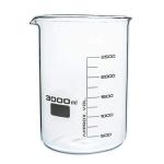 ABGIL Borosilicate Glass Beaker 5 Units Capacity 3000ml Each Beaker