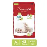 CPLSUPERSOFT Baby Diaper | Small | Pack of 1 (42 Pieces)
