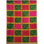 PMW - Flower Designed Backdrop Cloth for Decoration, Pooja Decoration, Functions, House Warming, Festivals - 5*8 ft