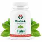 Moolveda Tulsi Tablets | Use For Natural Immunity Booster | Pure Herbs for Respiratory Wellness | 60 Veg Tabltes