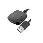 GEMSIFY Charger Dock Cable Compatible with Fitbit Versa 2 charging cable (Black) Charging Pad