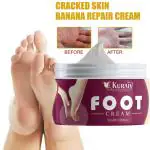 KURAIY 100% Foot Crack Cream For Dry Cracked Heels & Feet.
