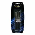 Pentonic G RT Gel Pens, 0.7 mm Tip, Blue Ink, 3 Pens Blister, Pack of 2
