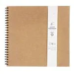 Little Birdie Light Brown, White, Black Kraft Scrapbook Album, 12 X 12 Inch, 40 Sheets (Pack Of 1)