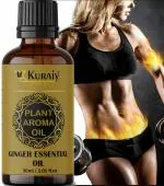 KURAIY Natural Weight Loss Dissolve Fat Essential Oil for Whole Body Ginger Extract 30ml