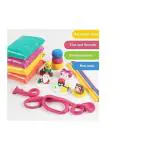 REDGE Air Dry Multicolor Clay (Pack of 12) Light Colorful Modeling Clay Fluffy Bouncing Clay Kit With Art Tool