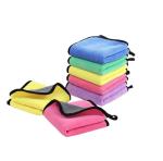 Homeleven Heavy Microfiber Cloth for Car Cleaning and Detailing, Double Sided, Extra Thick Plush Car Microfiber Cleaning Cloth Lint-Free, 600 GSM (Size 40cm x 40cm) Pack of 2, Multicolor