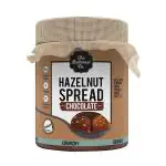 The Butternut Co. Chocolate Hazelnut Spread Crunchy No Refined Sugar, Vegan and No Preservatives (200 g)